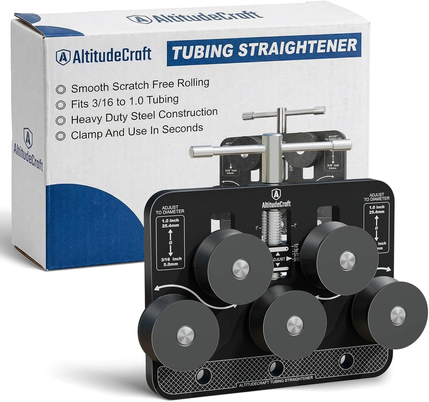 Tubing Straightener for 3/16 to 1.0 Inch Brake Lines and More