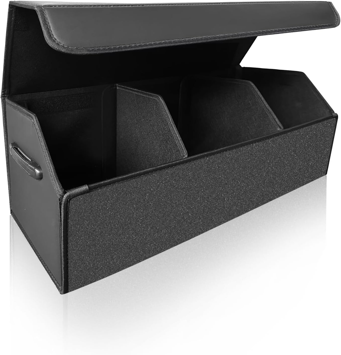 Extra Large Car Organizers for Trunk with Magnetic Lid Design
