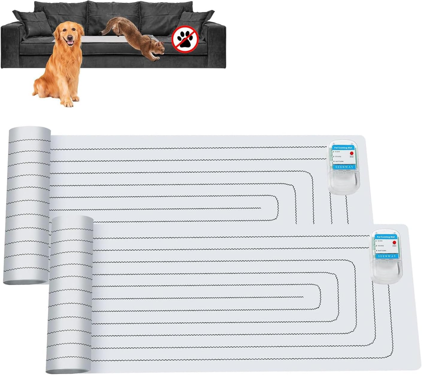 SEERWAY Scat Pet Shock Mat Indoor - Effective Training Solution