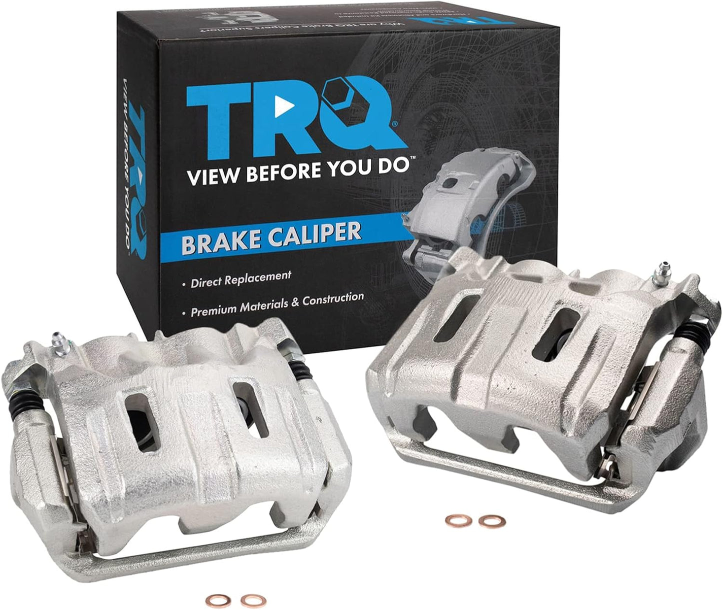 TRQ Front Brake Caliper Set for 2011-2017 Honda Odyssey