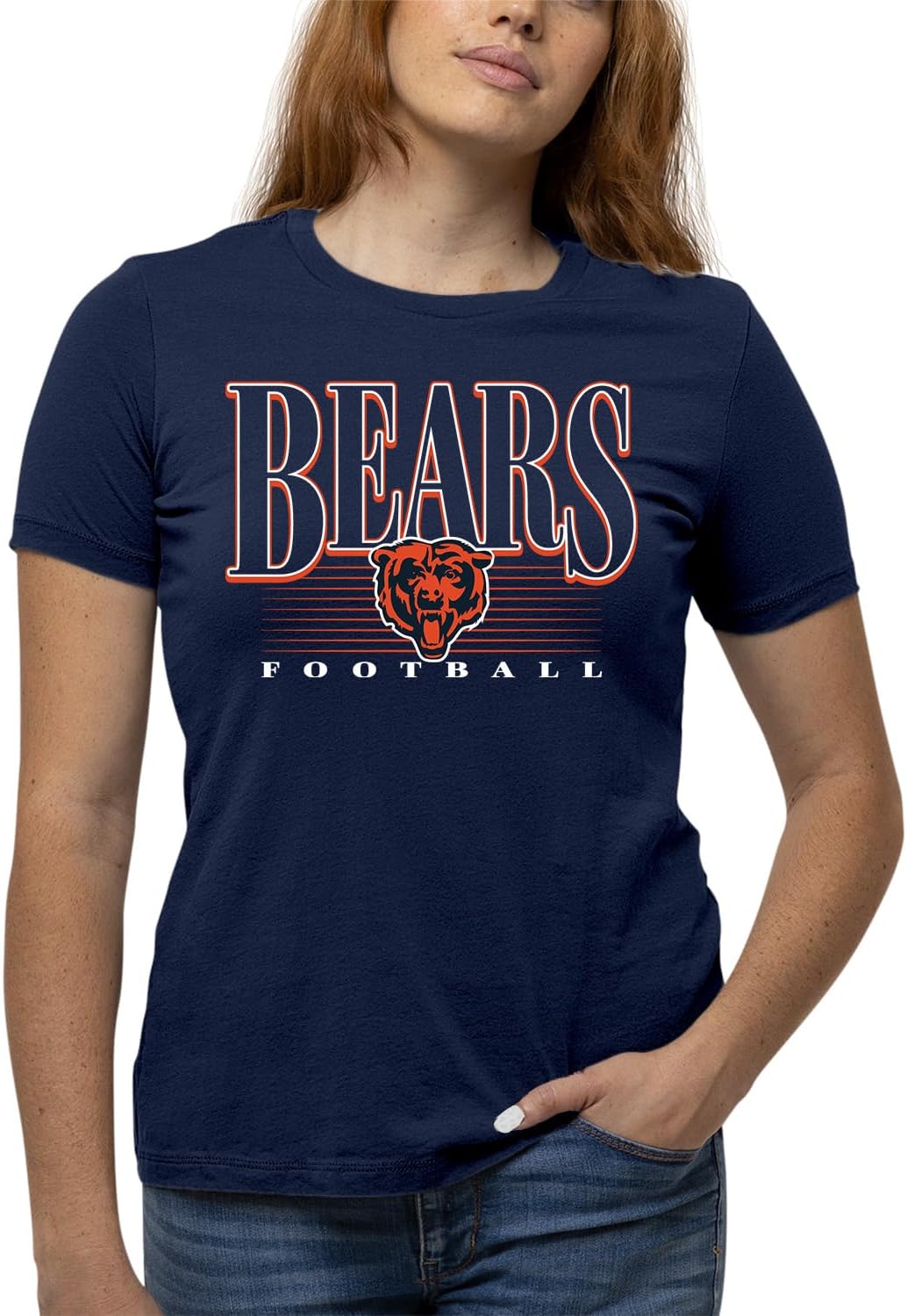 NFL Womens Overtime Blueprint Tag-Less T-Shirt for Fans