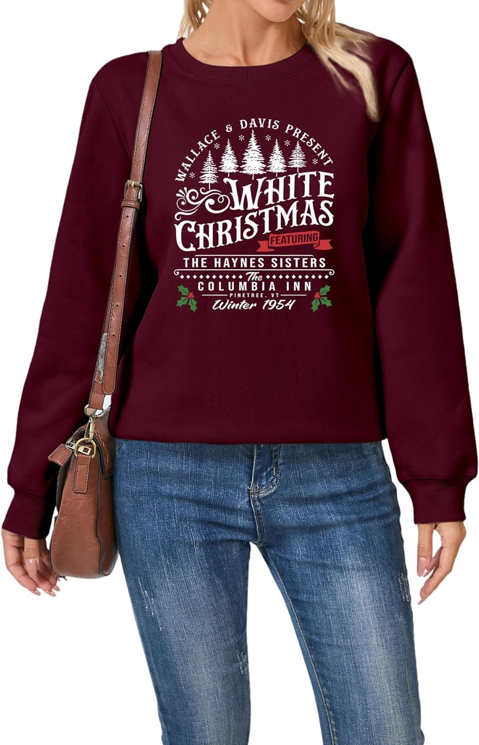 Festive Holiday Cheer White Christmas Sweater