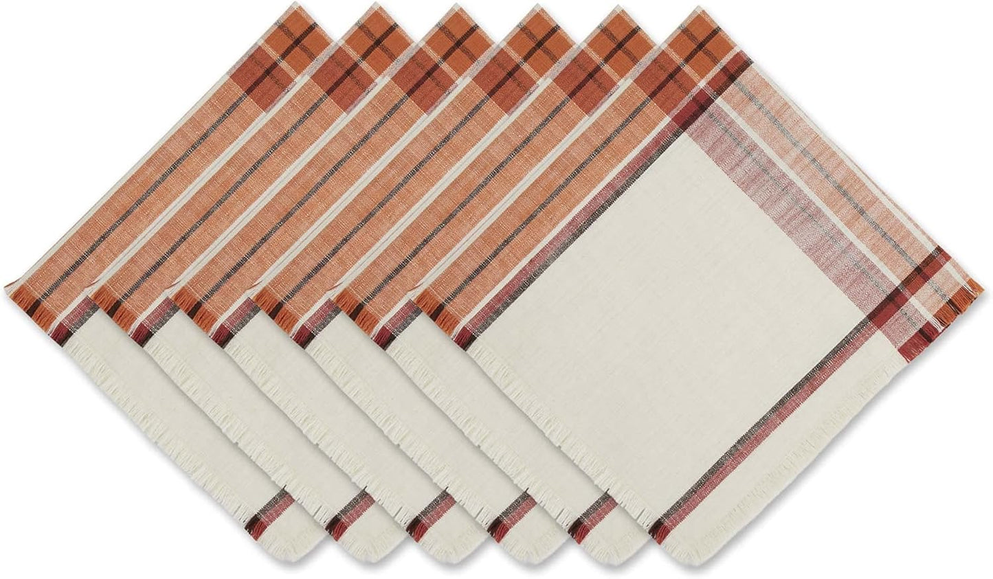 DII Thanksgiving & Fall Table Decoration Napkin Set for Dining
