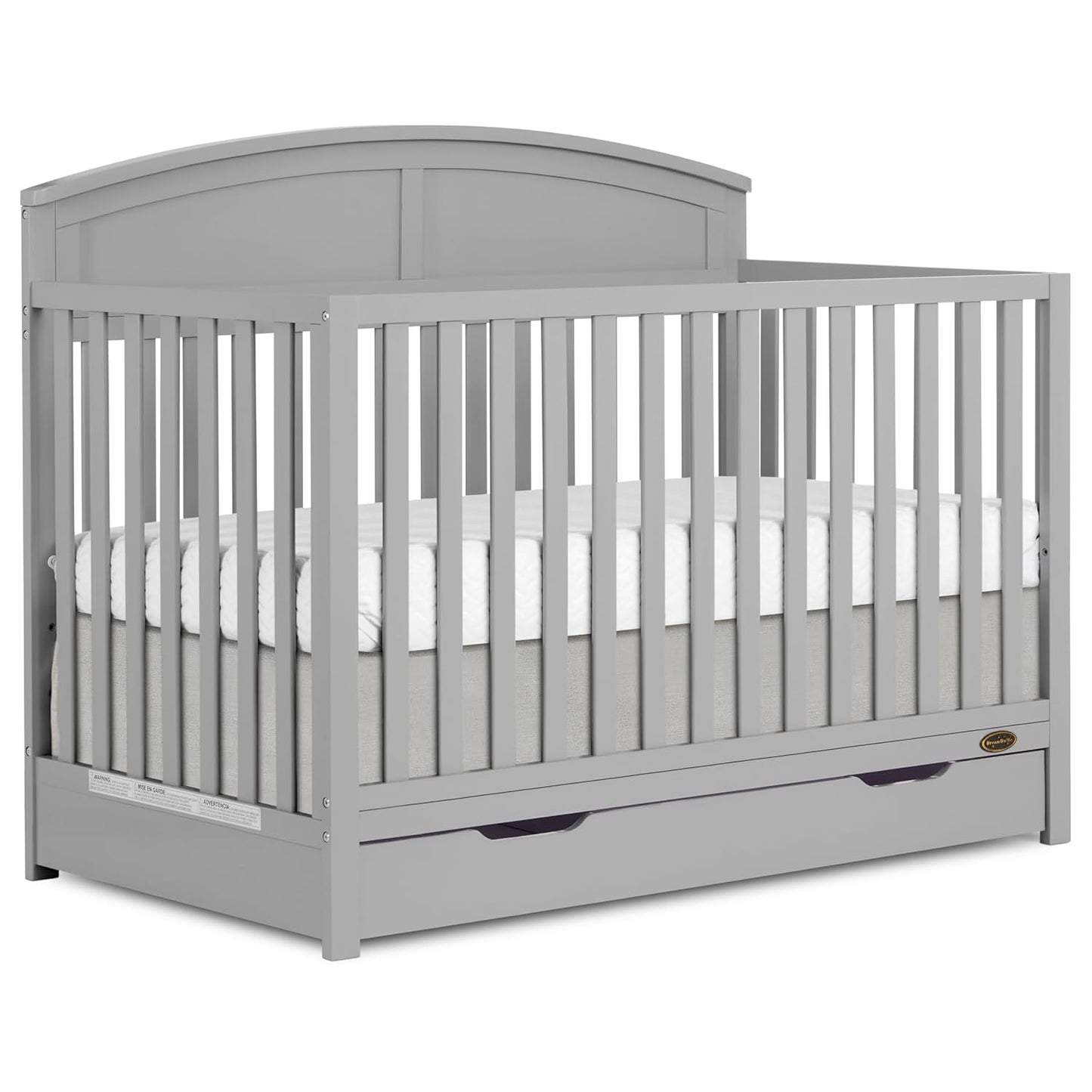 Dream On Me Storybrooke 5-in-1 Convertible Crib for Growing Kids