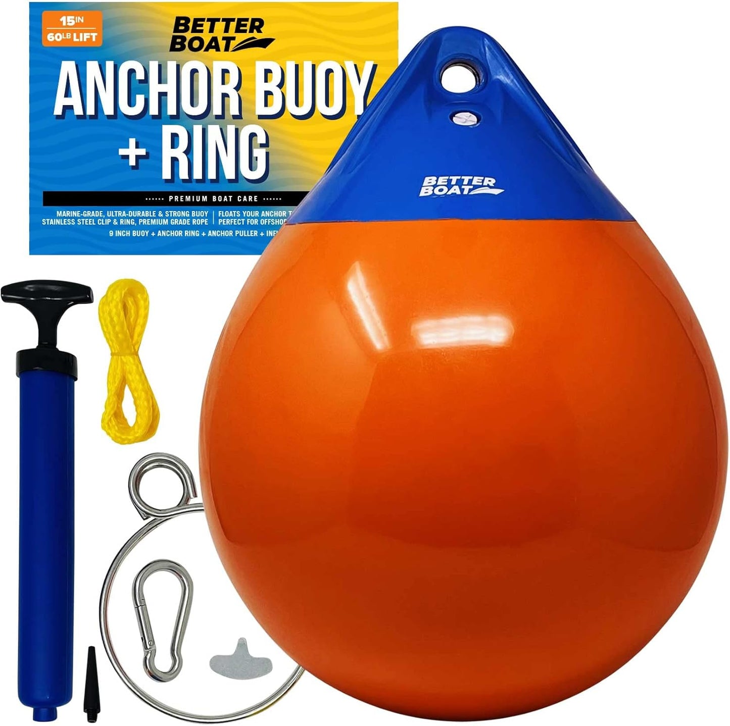 Inflatable Vinyl Boat Buoy Balls for Easy Anchor Retrieval