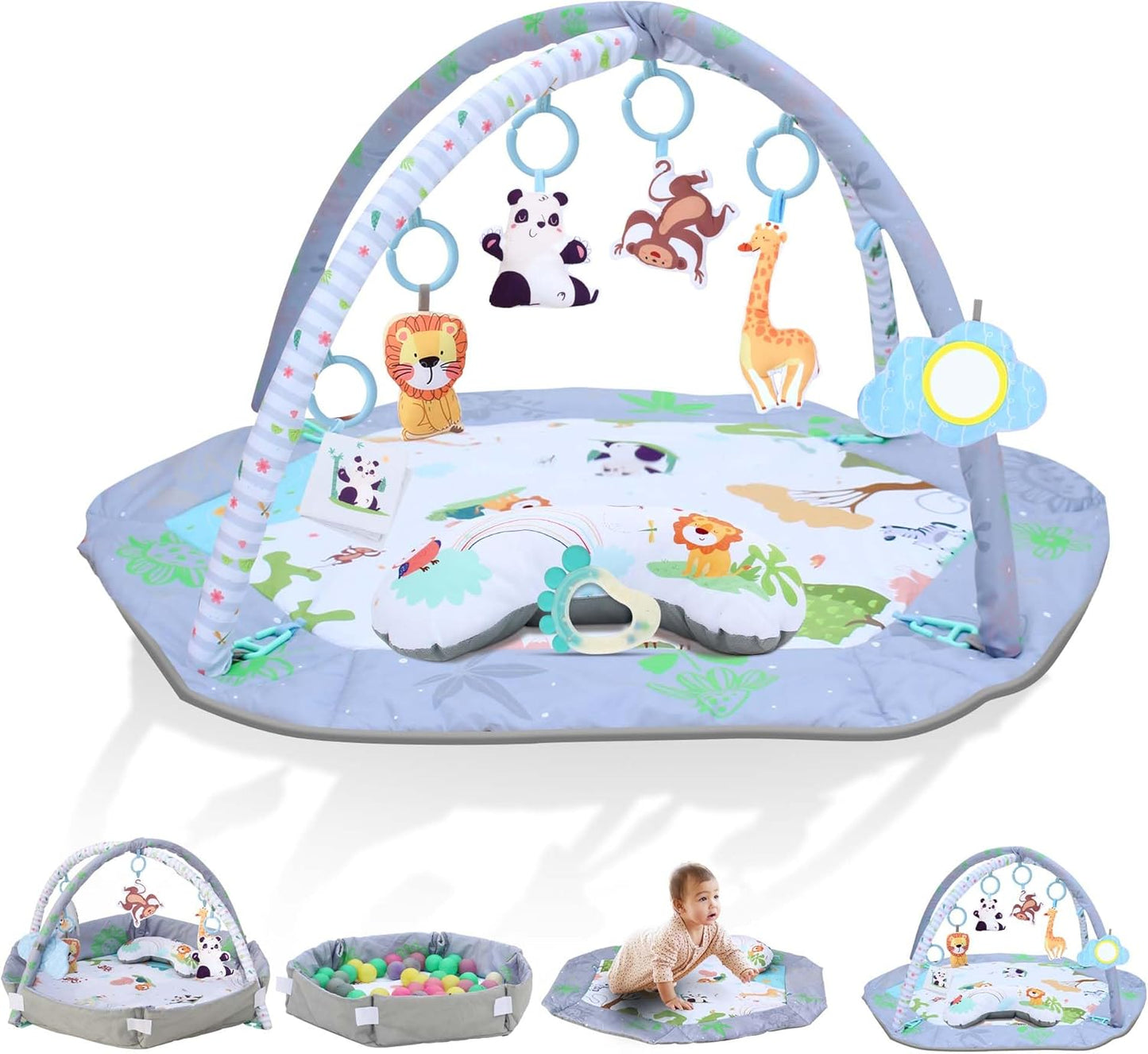 EzyWay Baby Gym Play Mat:Ultimate Developmental Fun!