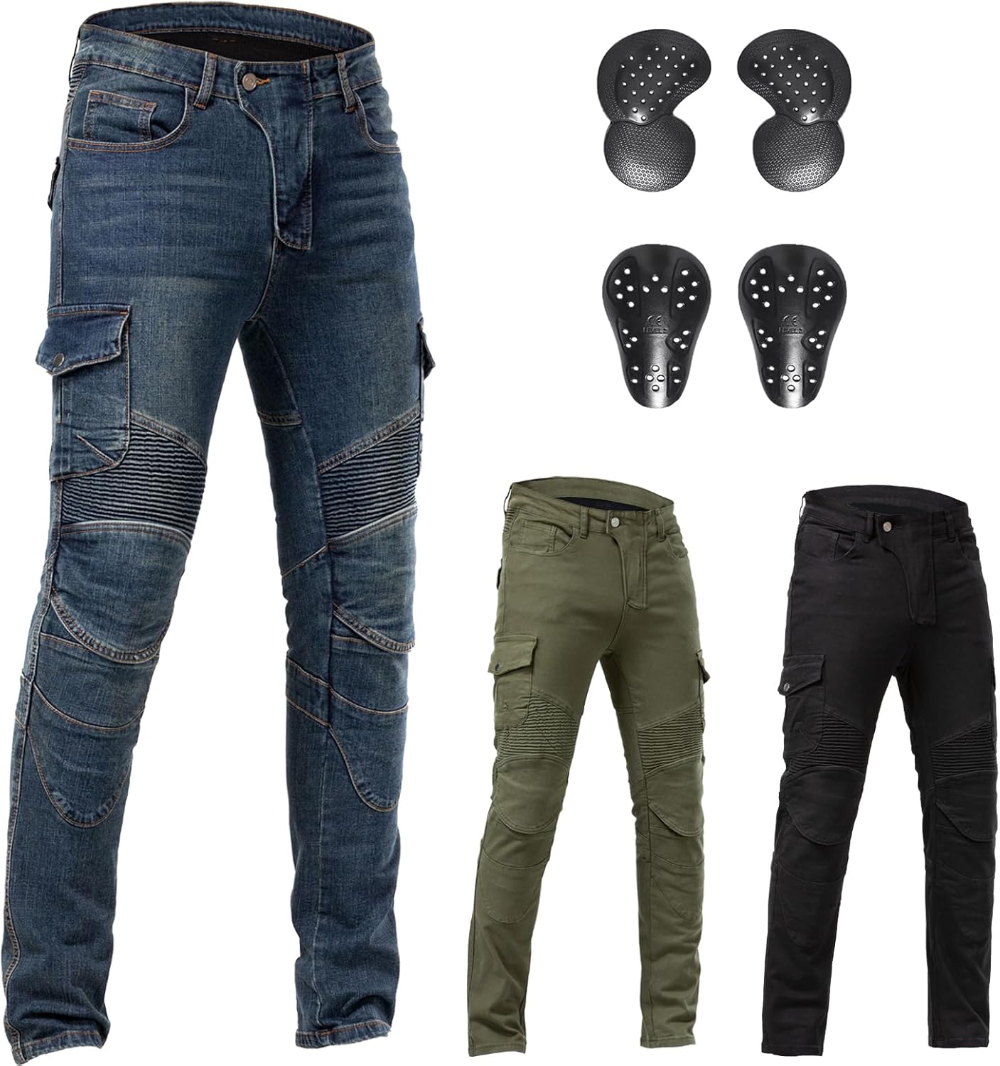Motorcycle Pants CE Armored Motorbike Jeans for Safety and Style