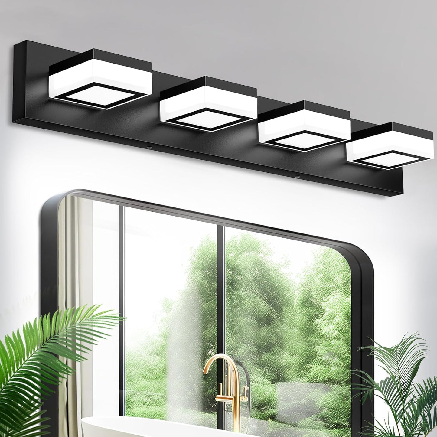 IZORRO LED Modern Bathroom Lighting Fixtures Over Mirror 30 in