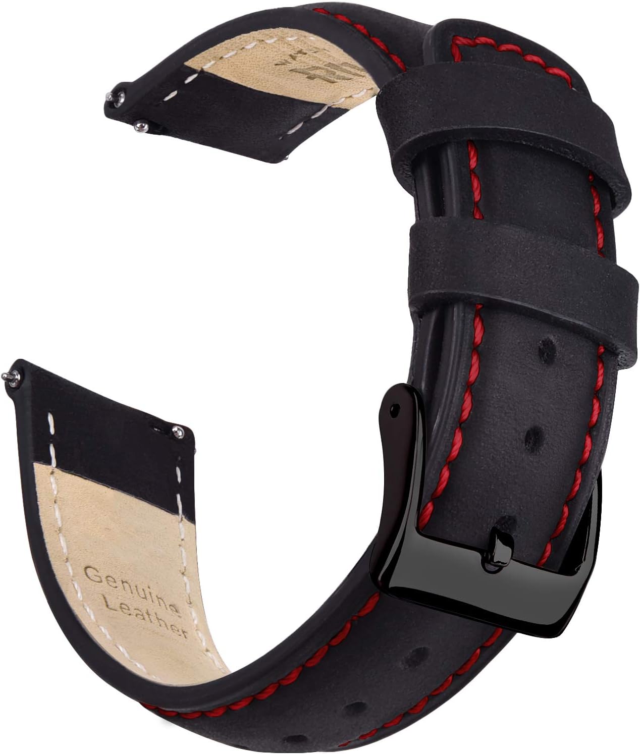 Premium Leather Watch Bands - Quick Release, Top Grain, Perfect Gift
