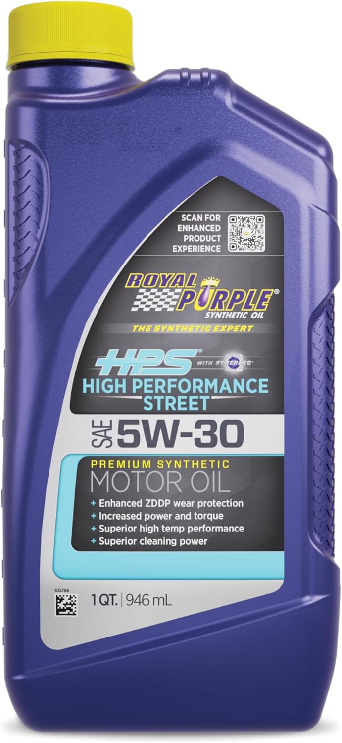 Royal Purple HPS 5W-30 Synthetic Motor Oil for Maximum Performance