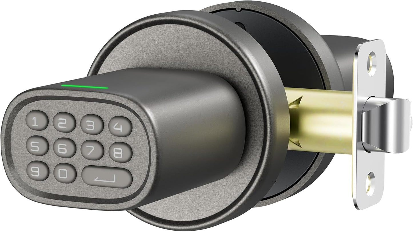 Keyless Entry Door Knob with Keypad for Interior Doors