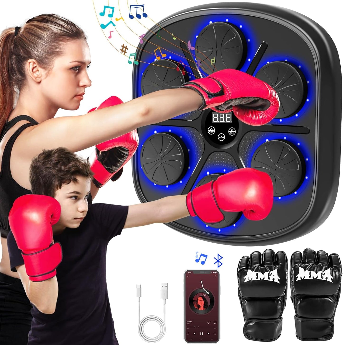 Ultimate Fitness Fun: YOEYOU Smart Bluetooth Boxing