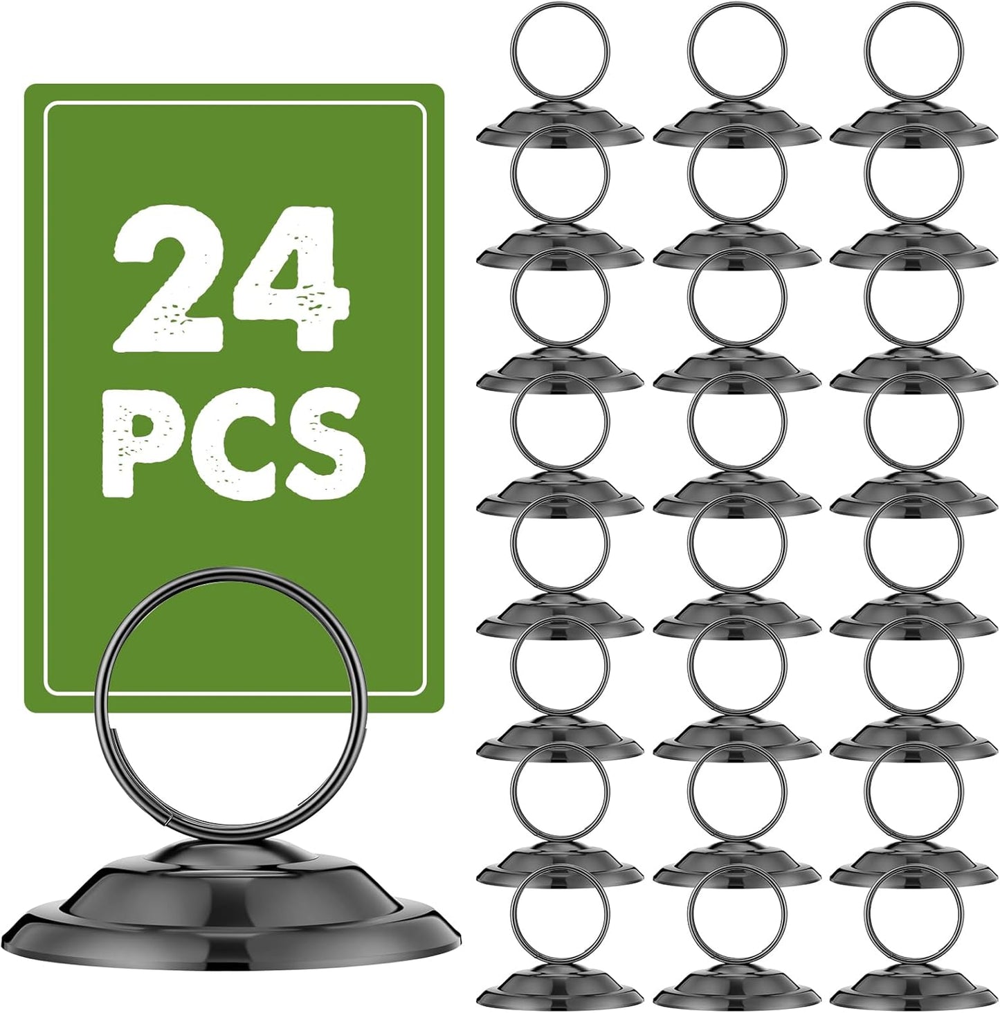24 Pcs Table Number Holders for Weddings and Events