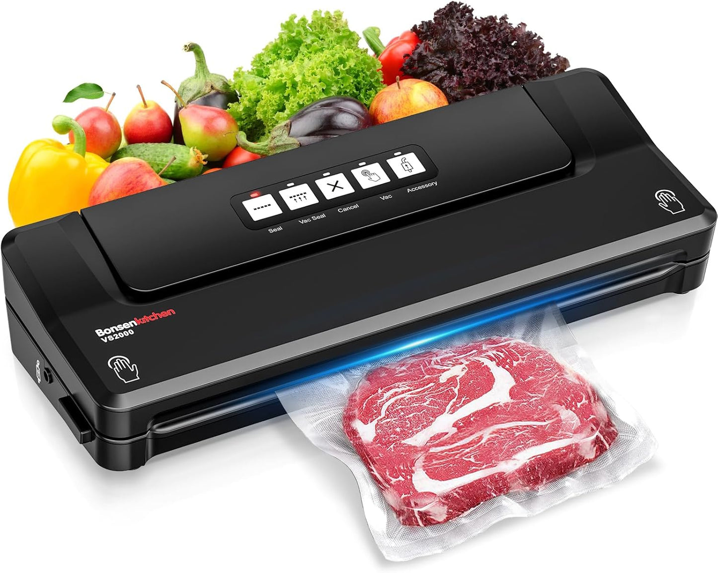 Bonsenkitchen Food Sealer Machine for Easy Food Storage