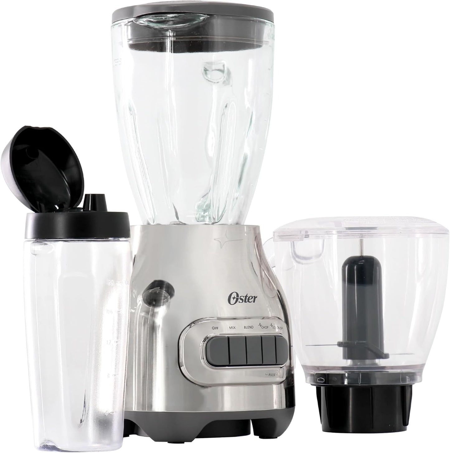 700W Oster Blender with Blend-N-Go Cup - Chrome
