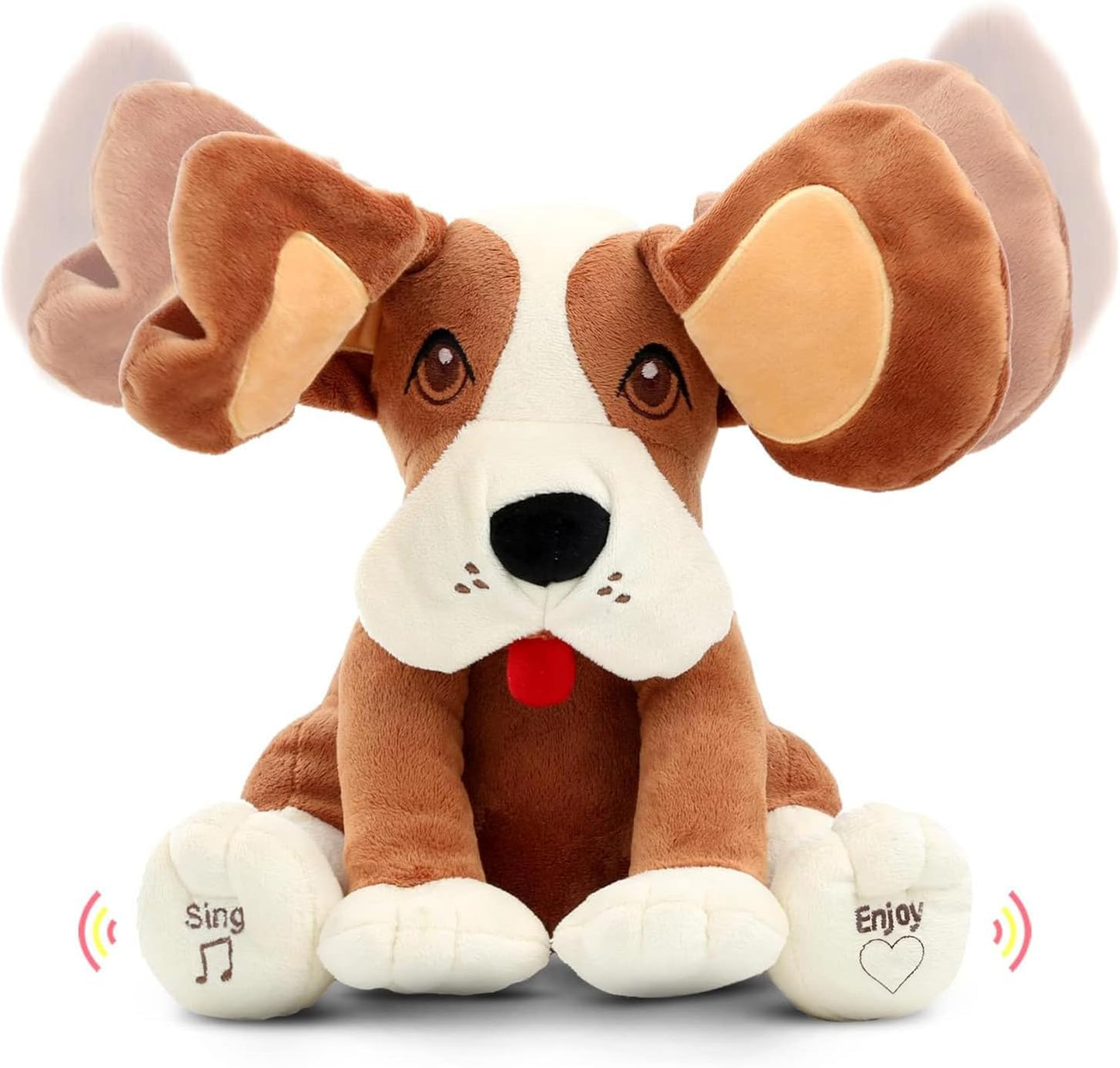 Animated Singing Peek-A-Boo Dog!