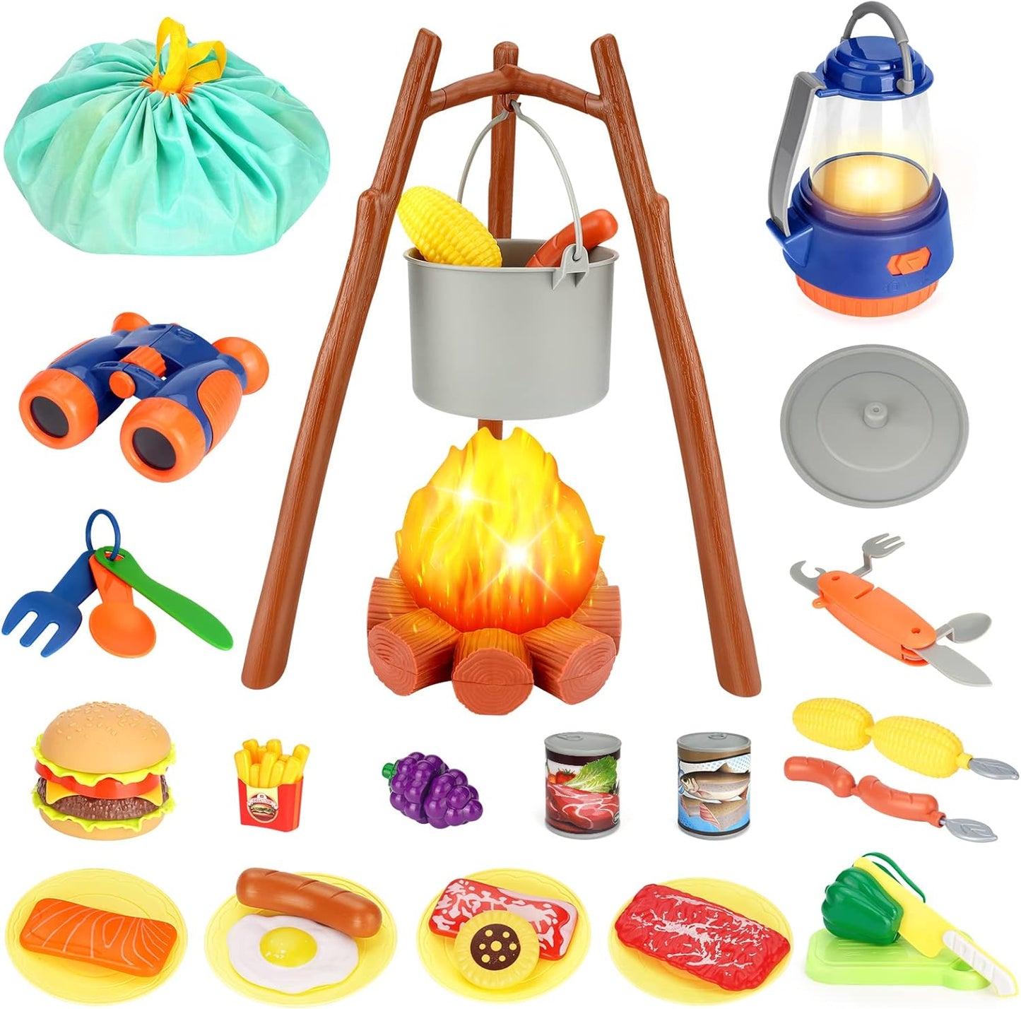 Interactive Kids Camping Toy Set for Imaginative Play