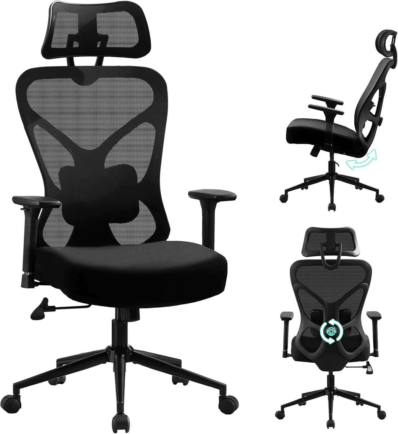 MAHOMICO Big & Tall 500lbs Office Chair - Ultimate Support & Comfort