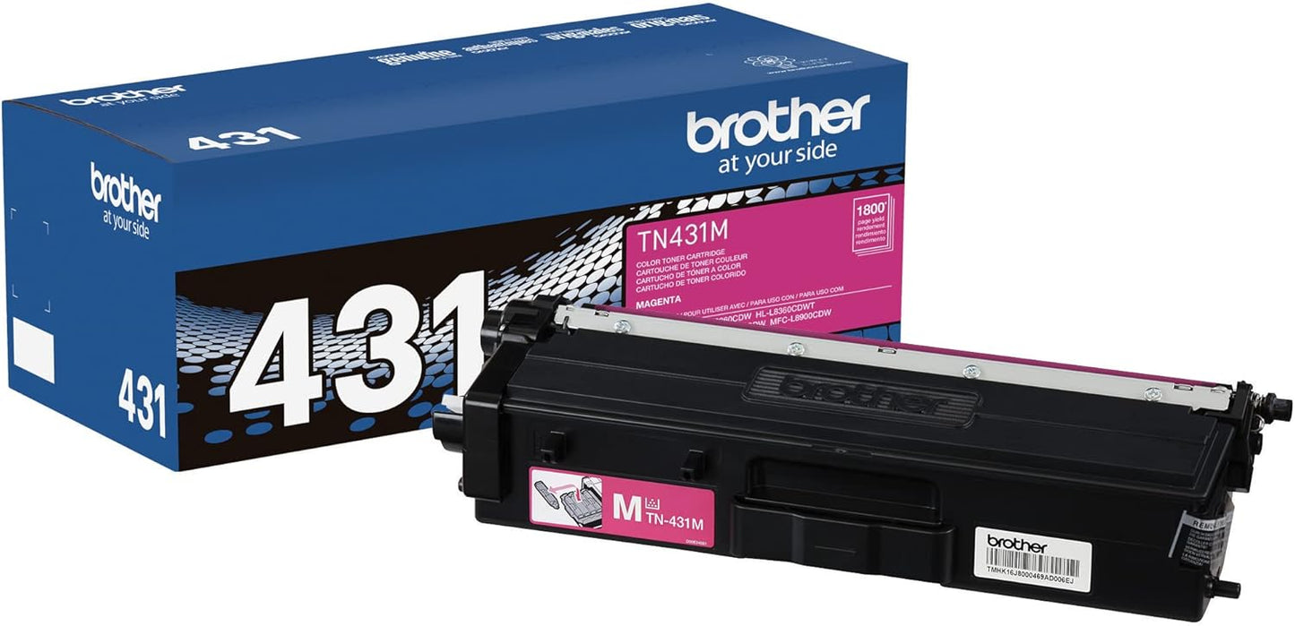 Brother TN431M Magenta Toner Cartridge for Quality Printing