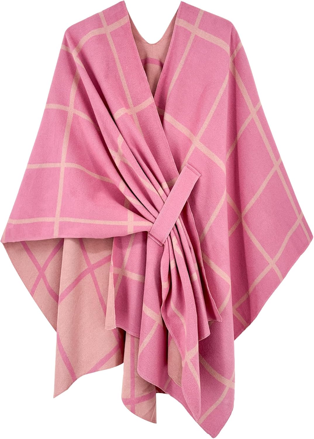 Moss Rose Women's Shawl Wrap Poncho for Fall Winter Style