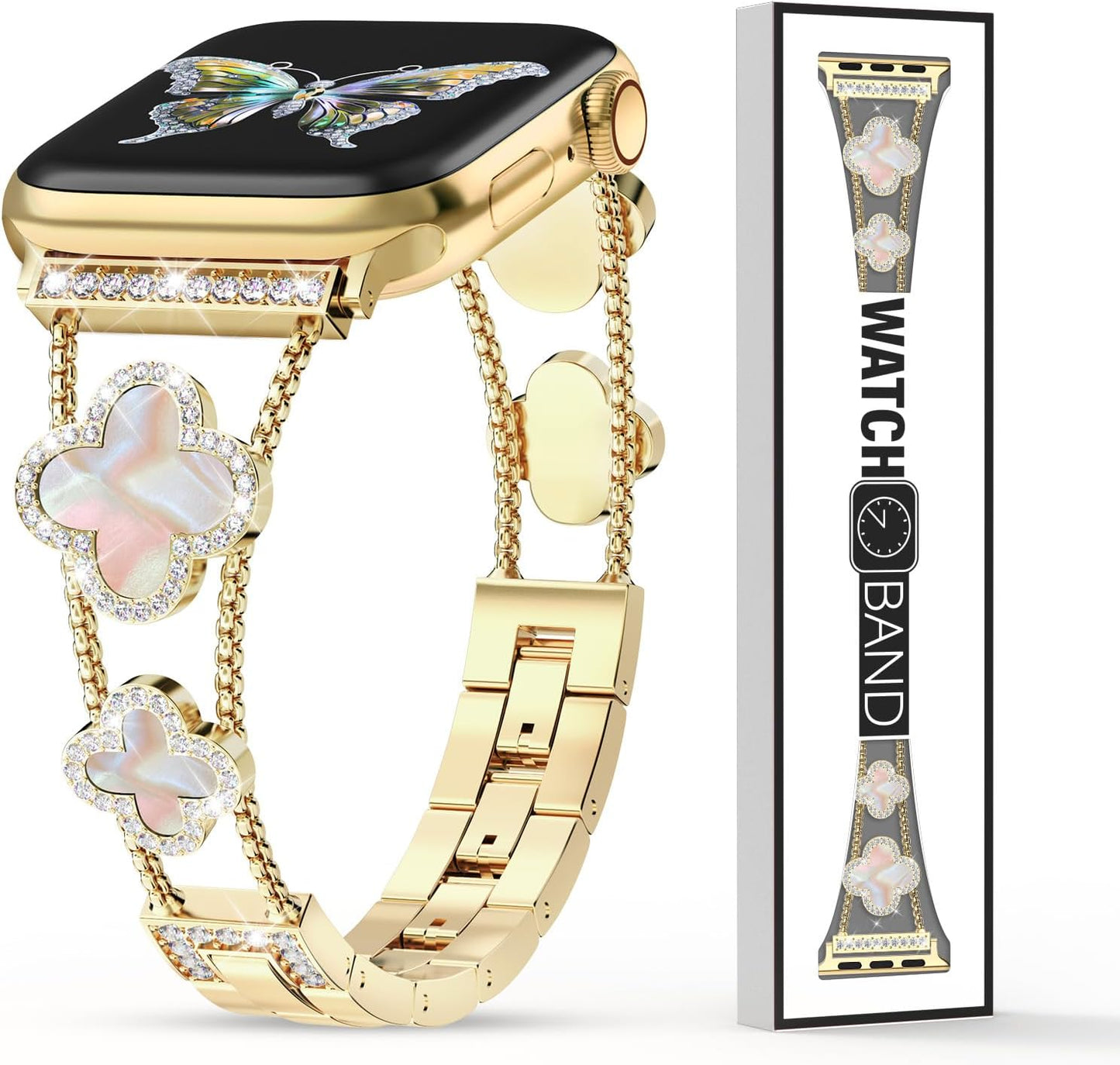 Sparkling Clover Band for Apple Watch - ZALAVER