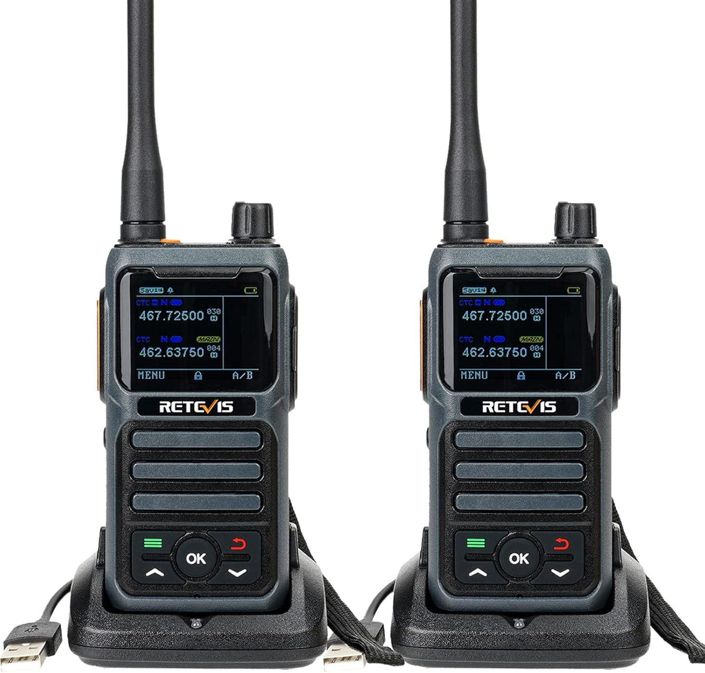 Retevis RB17P GMRS Handheld Radio for Long Range Communication