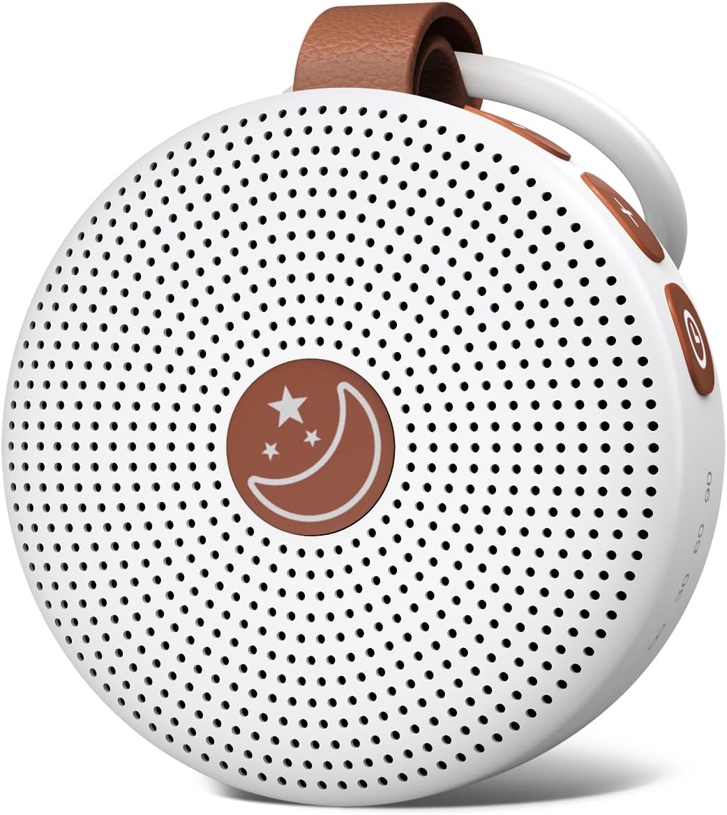 BodyHush Mini Sound Machine: 30 Soothing Sounds, Rechargeable - Serene Sleep Anywhere