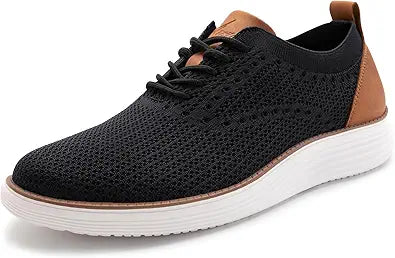 Athlefit Men's Fashion Dress Sneakers for Business Casual Style