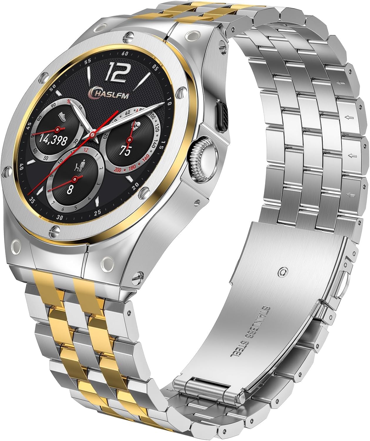 Stainless Steel Case with Band for Google Pixel Watch 3 45mm