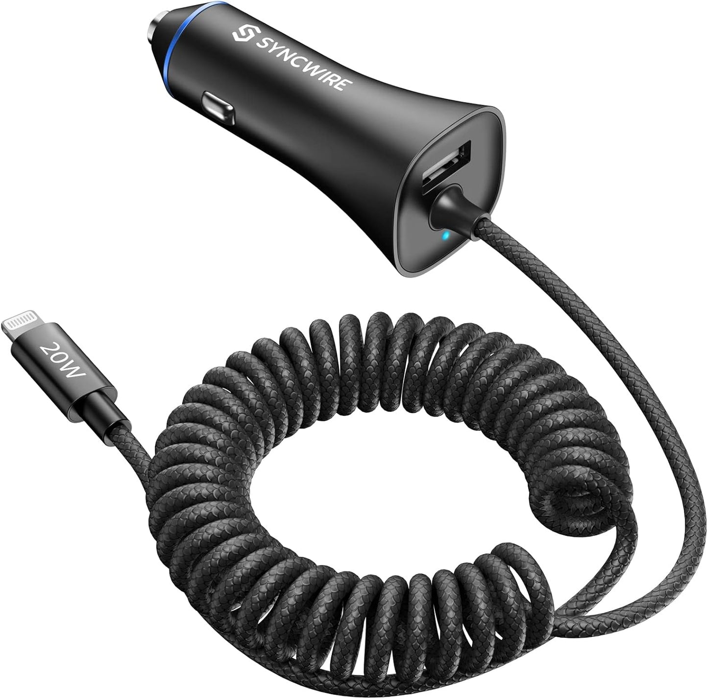 32W Super Fast Apple MFi Certified Car Charger by Syncwire