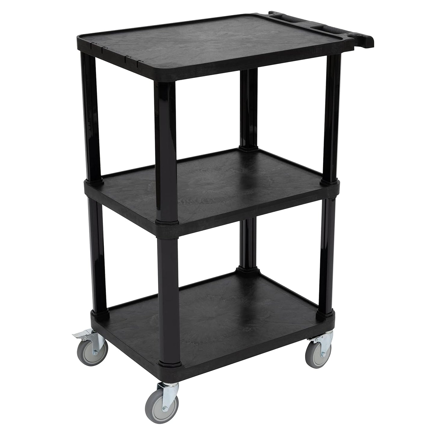 Pearington 3-Tier Compact Utility Cart with Lockable Wheels