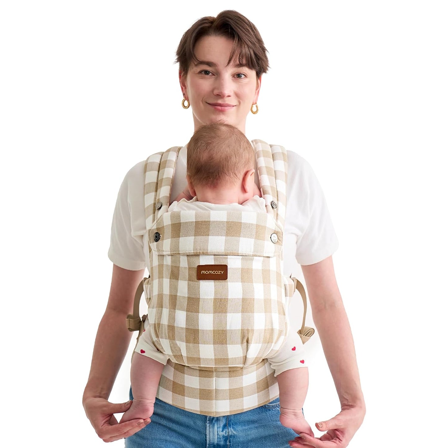 Momcozy Baby Carrier with Natural Cotton Linen for Comfort