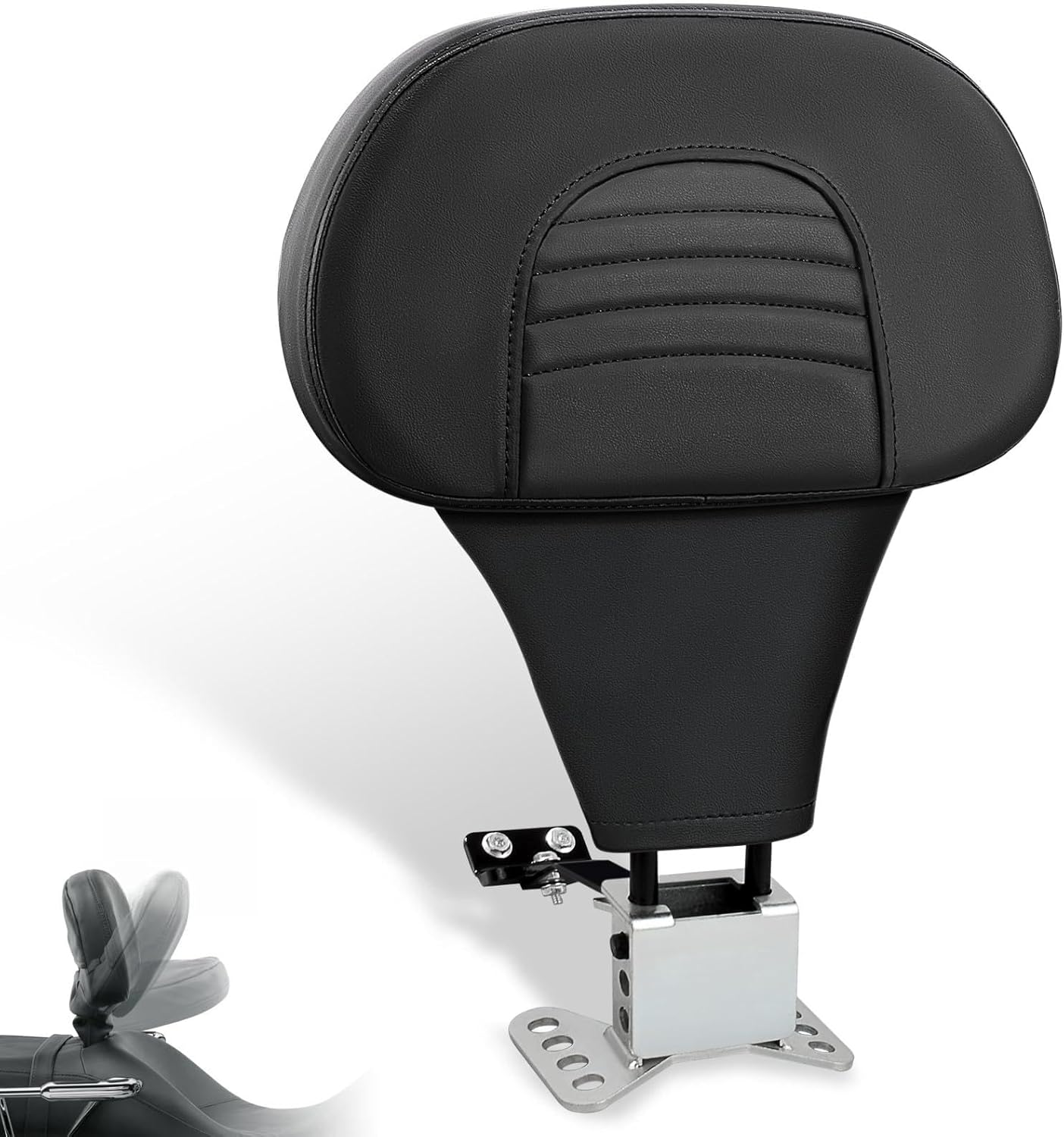 FOVPLUE Adjustable Rider Backrest for Harley Touring 2009-2025