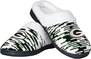 FOCON Dallas Cowboys Sherpa Lined Colorblend Cup Sole Slippers
