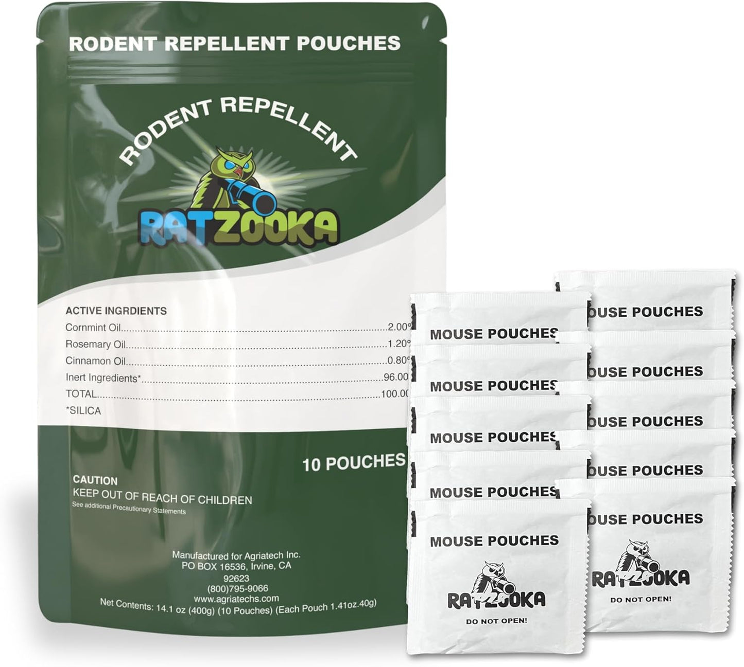 Natural Extra Strength Mouse Repellent - RatZooka Power