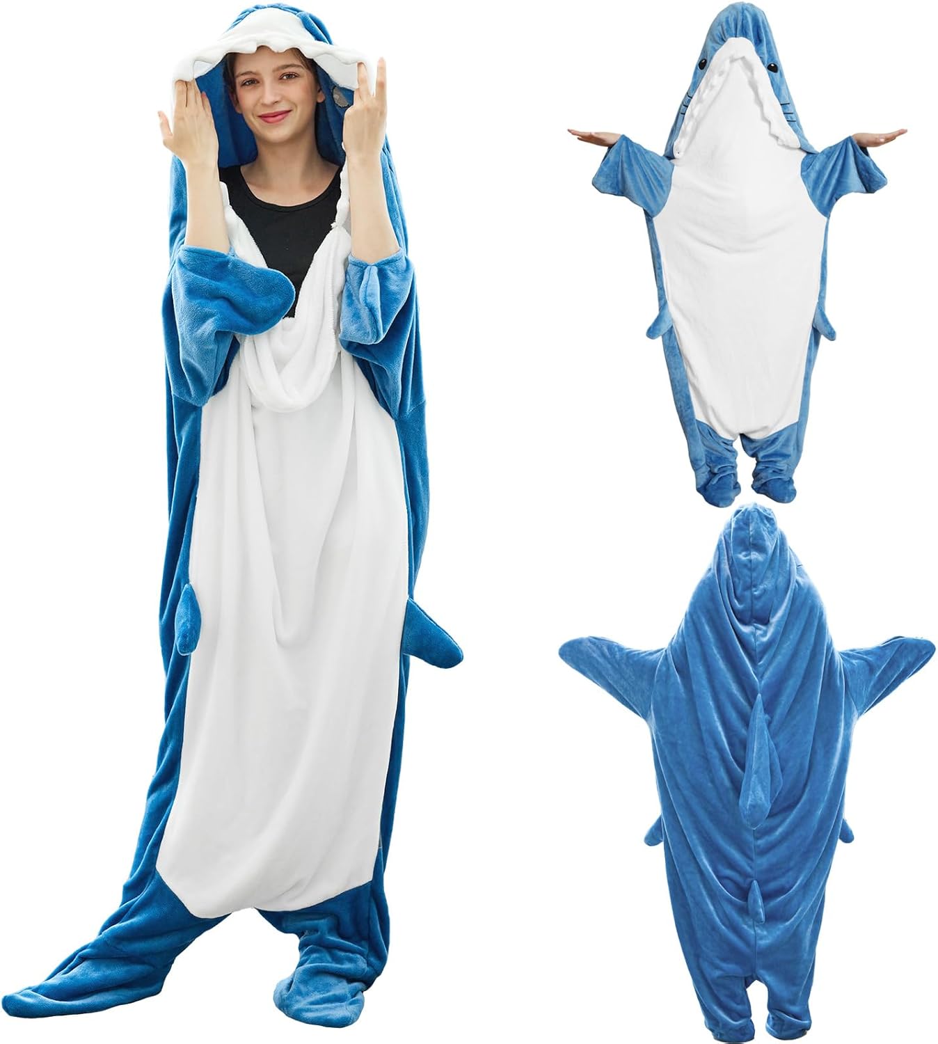 Cozy Shark Hooded Blanket | Bcareself