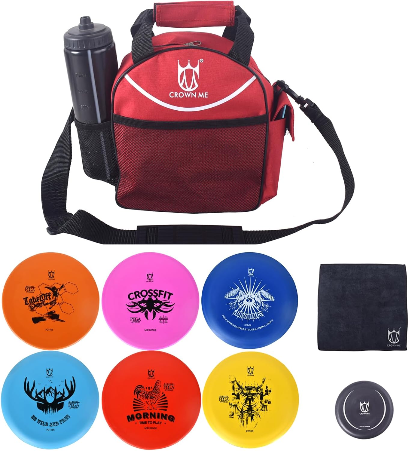 CROWN ME Disc Golf Set - Drive Your Game Forward