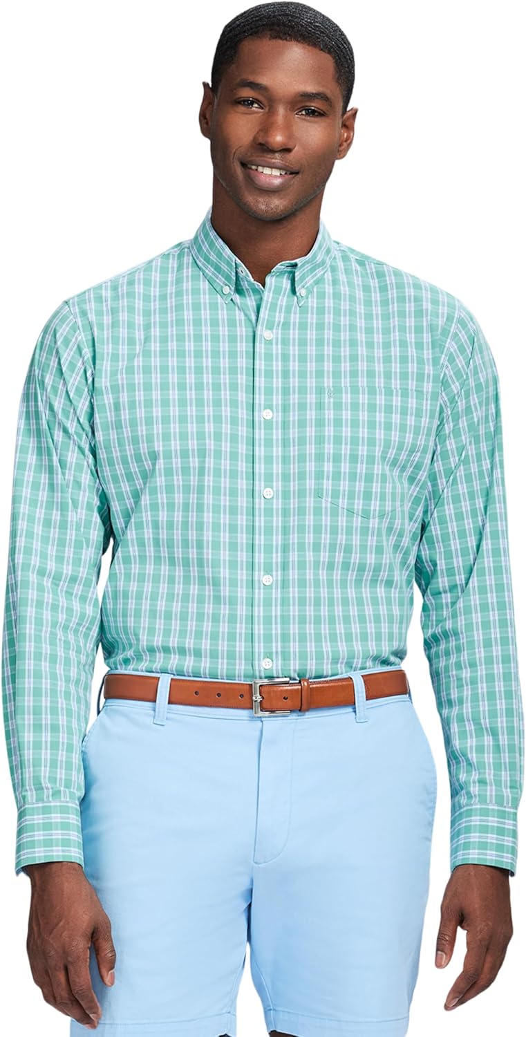 Izod Mens Performance Comfort Long Sleeve Shirt for All Occasions