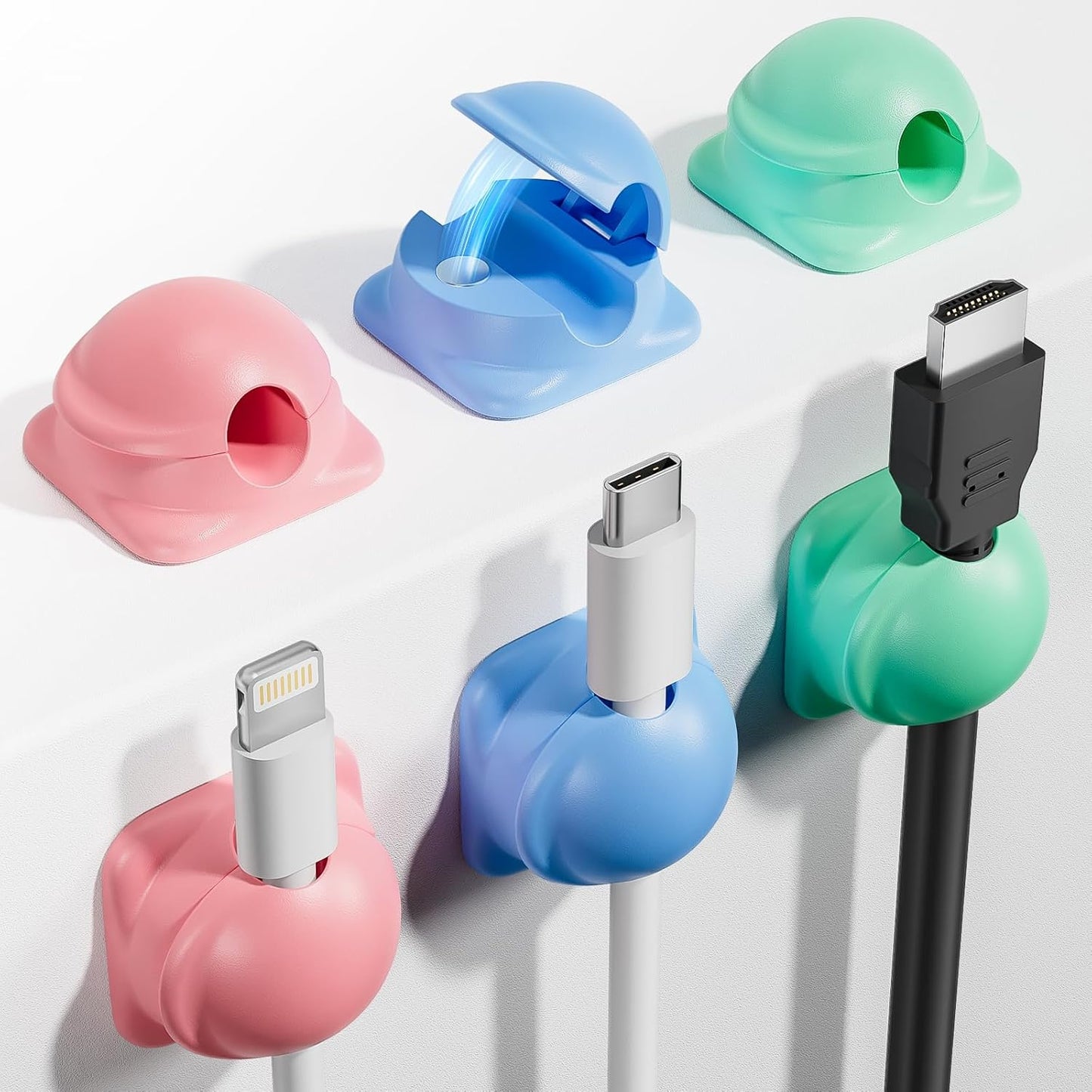 1-Handed Magnetic Cord Clips - Smofish