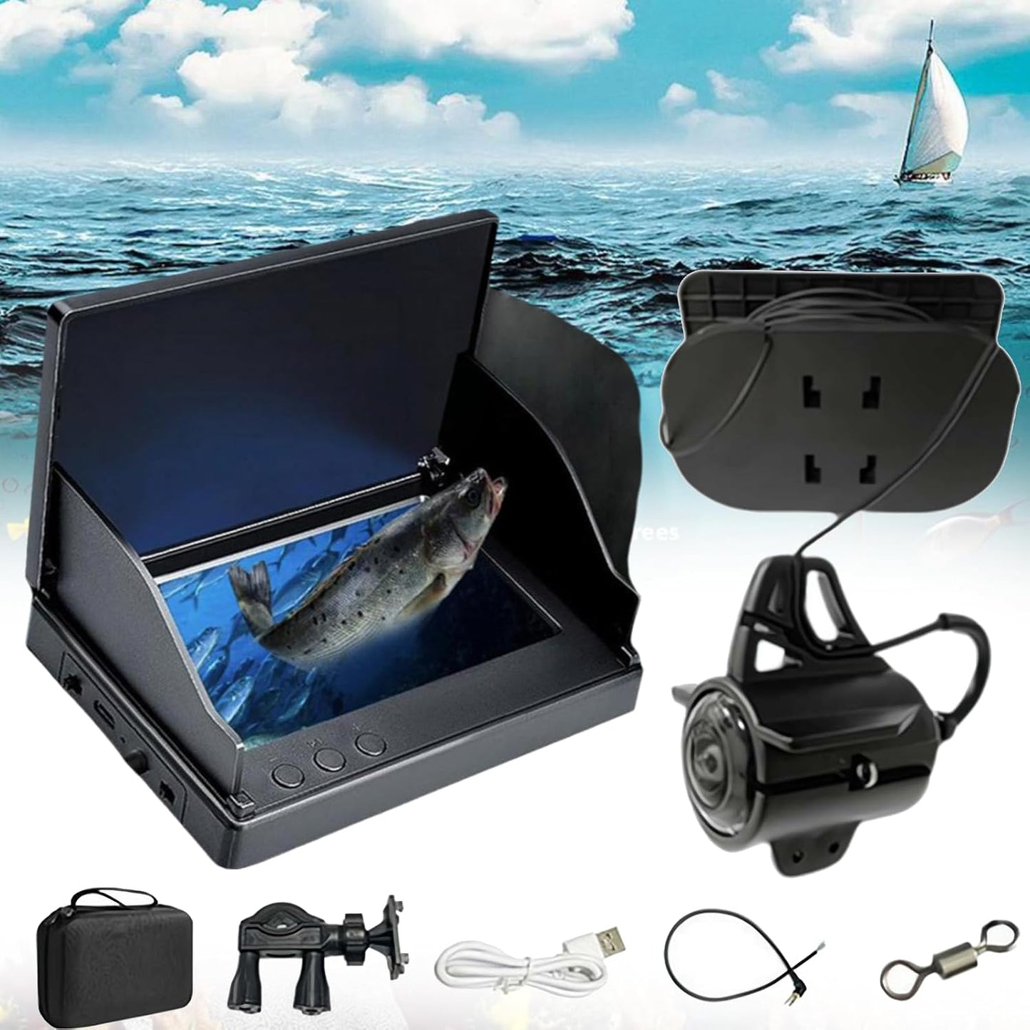 4K Underwater Fishing Camera - Night Vision