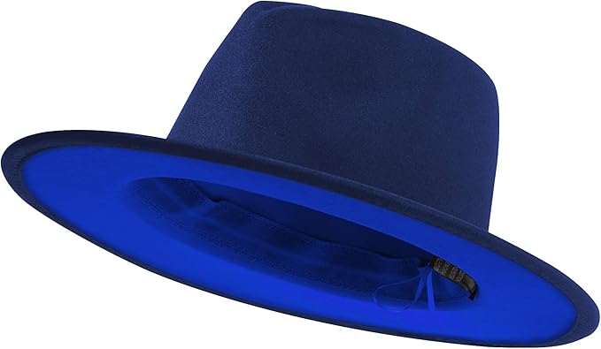 Jingsha Fedora Hats for Men & Women - Stylish Wide Brim Design