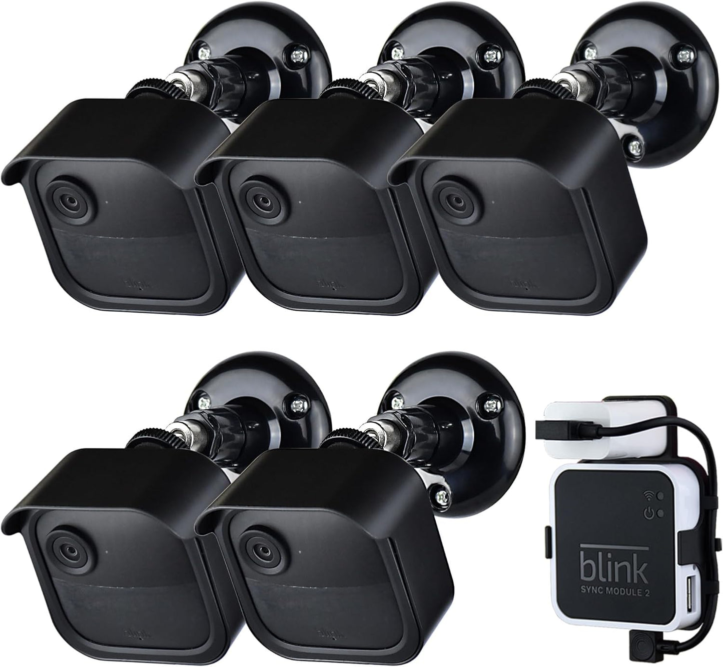 Secure Blink Camera 5PACK Mount Bundle