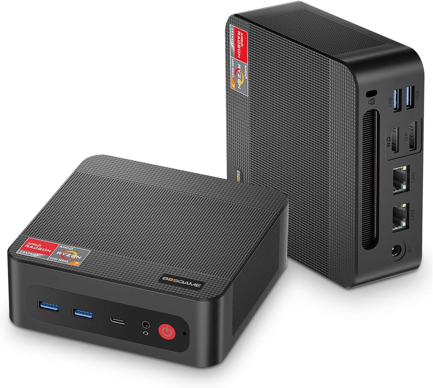 BOSGAME: Ryzen 7 Mini PC, 32GB RAM, 1TB SSD, Win 11 Pro, 4K Display