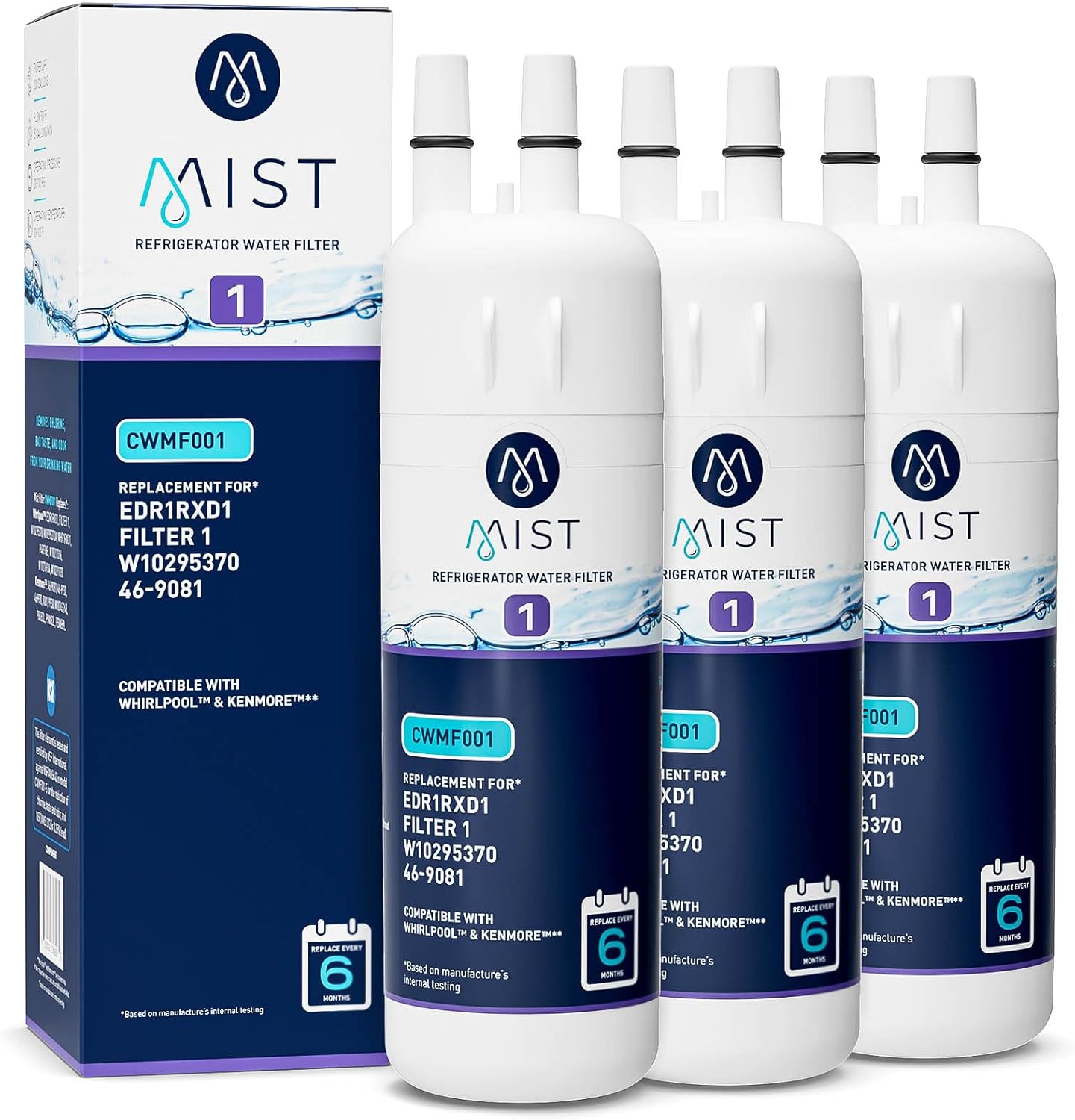 Mist EDR1RXD1 Water Filter Replacement for Cleaner Water