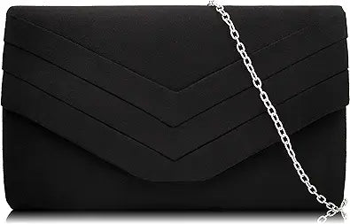 Milisente Evening Bag for Women: Elegant Suede Clutch Purse