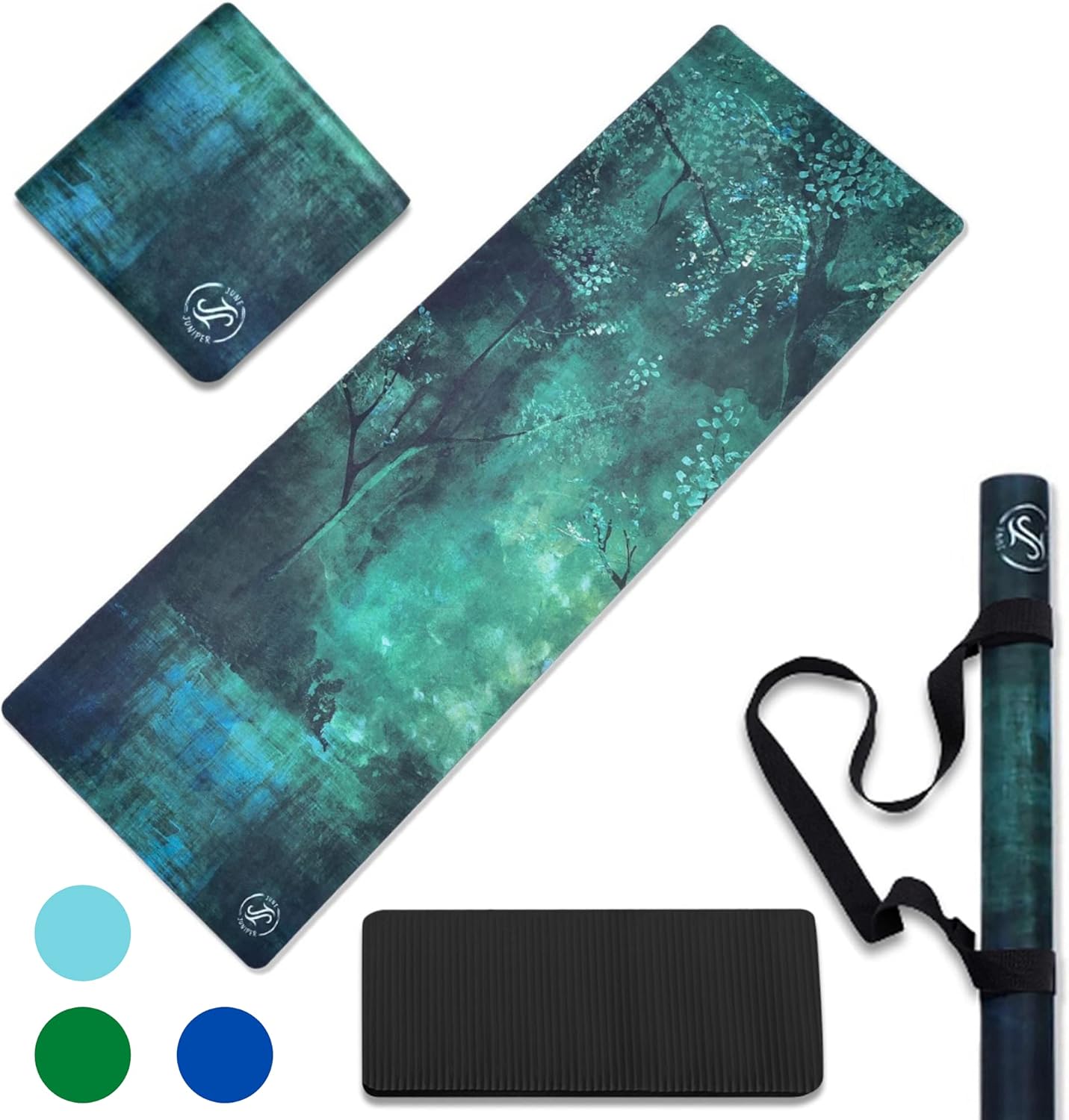 Foldable Non-Slip Travel Yoga Mat - Lightweight Eco