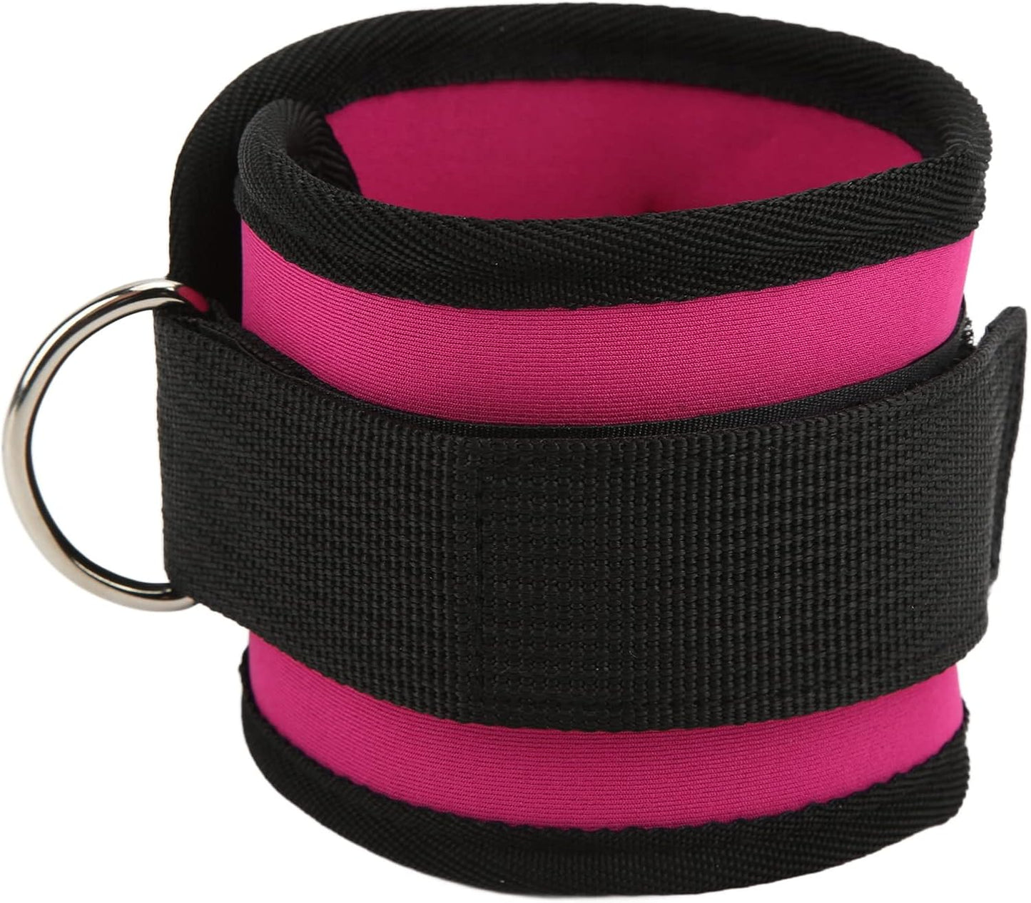 Rose Red Padded Ankle Straps: Stronger Glutes!