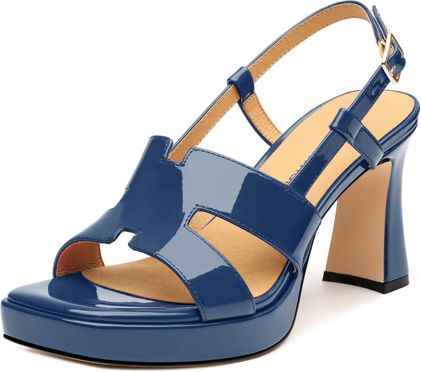 Chunky Block Platform High Heels for Women by ROSERWISH