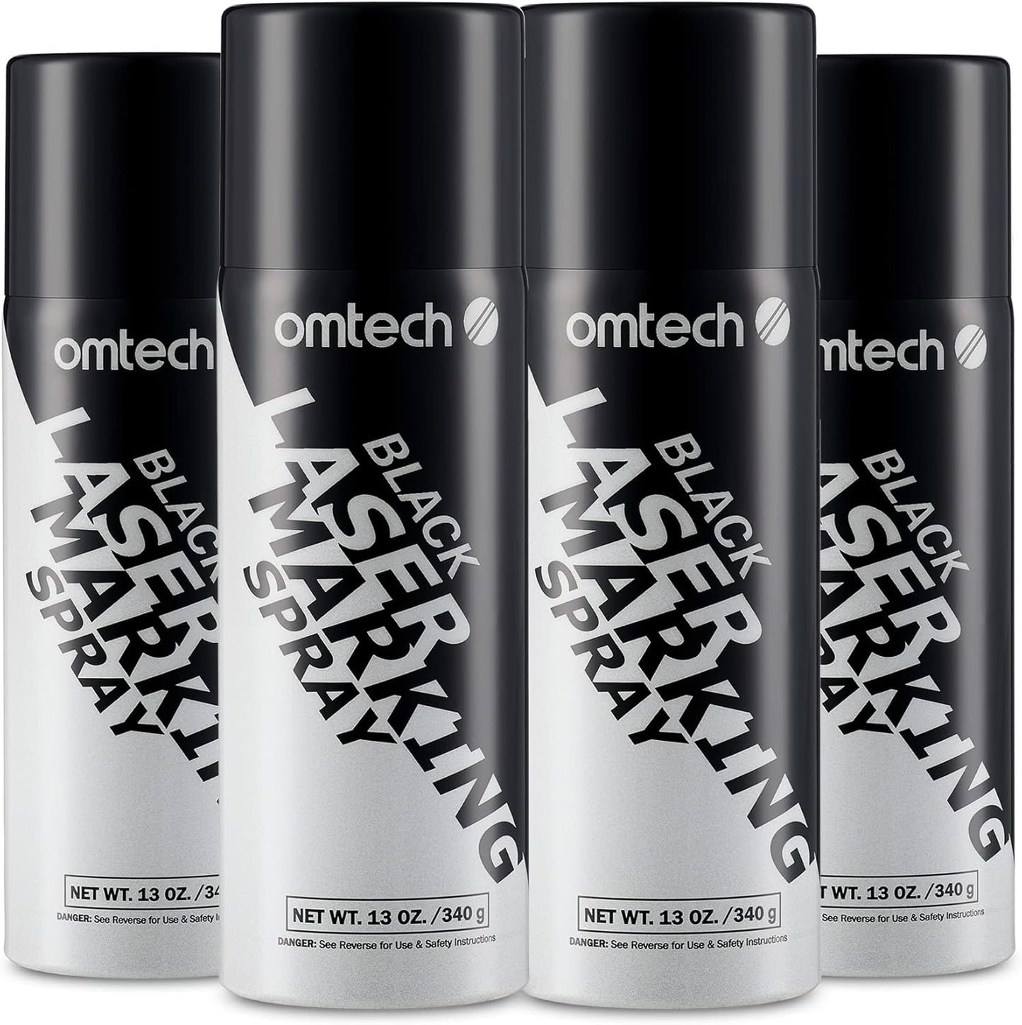 Laser Marking Spray for CO2 Engravers - 4 Pack of 13oz Cans