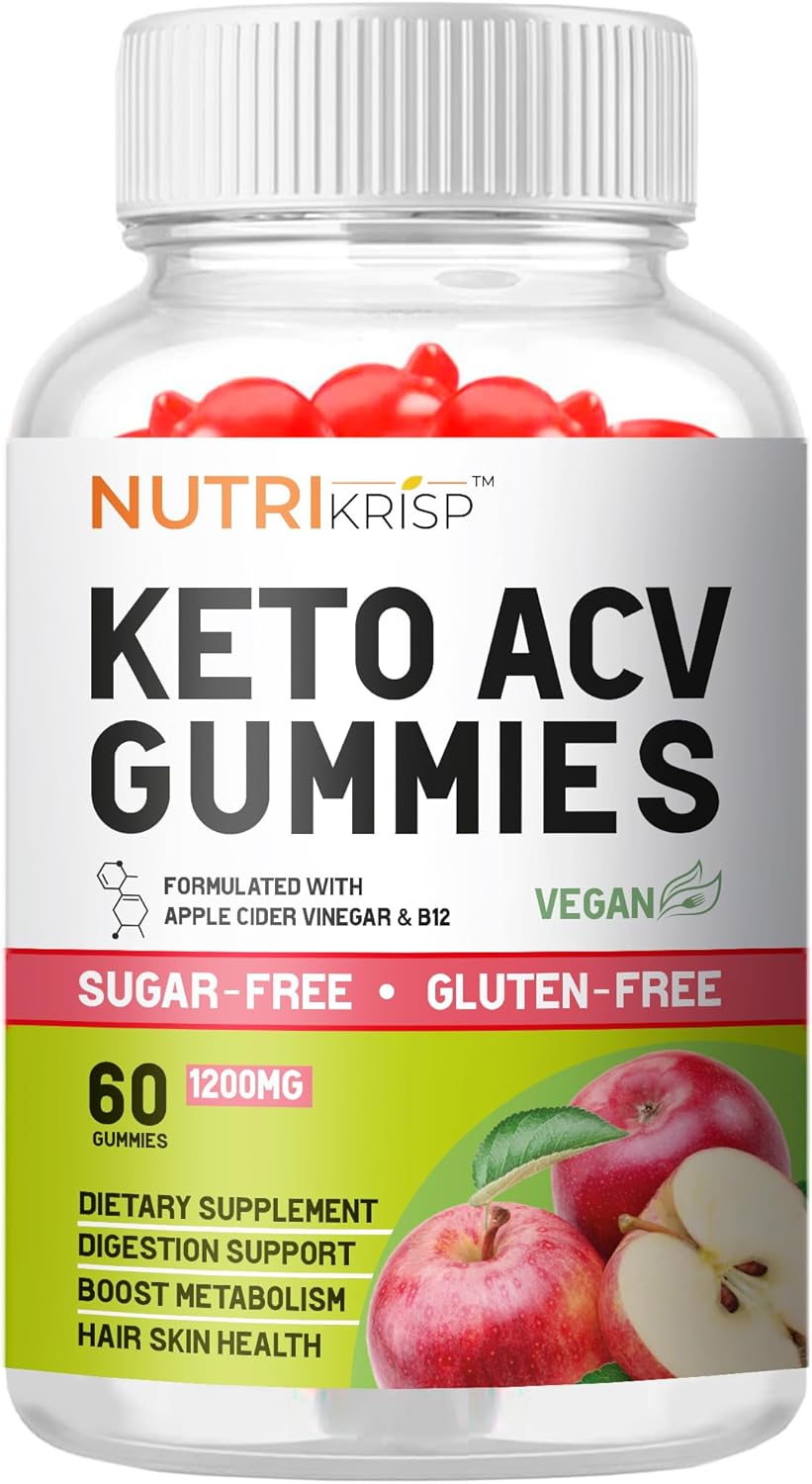 Organic Keto ACV Gummy - Weight Loss & Metabolism Boost - NutriKrisp